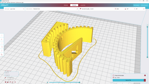适合3D打印的齿轮手机支架缩略图